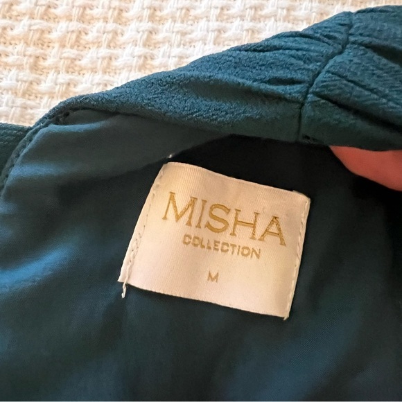 MISHA COLLECTION Green Edita Tapered Pantsuit Size M - Picture 7 of 10